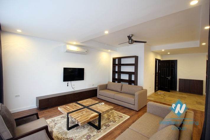 Nice apartment with outdoor balcony for rent on Westlake side, Tay Ho, Hanoi